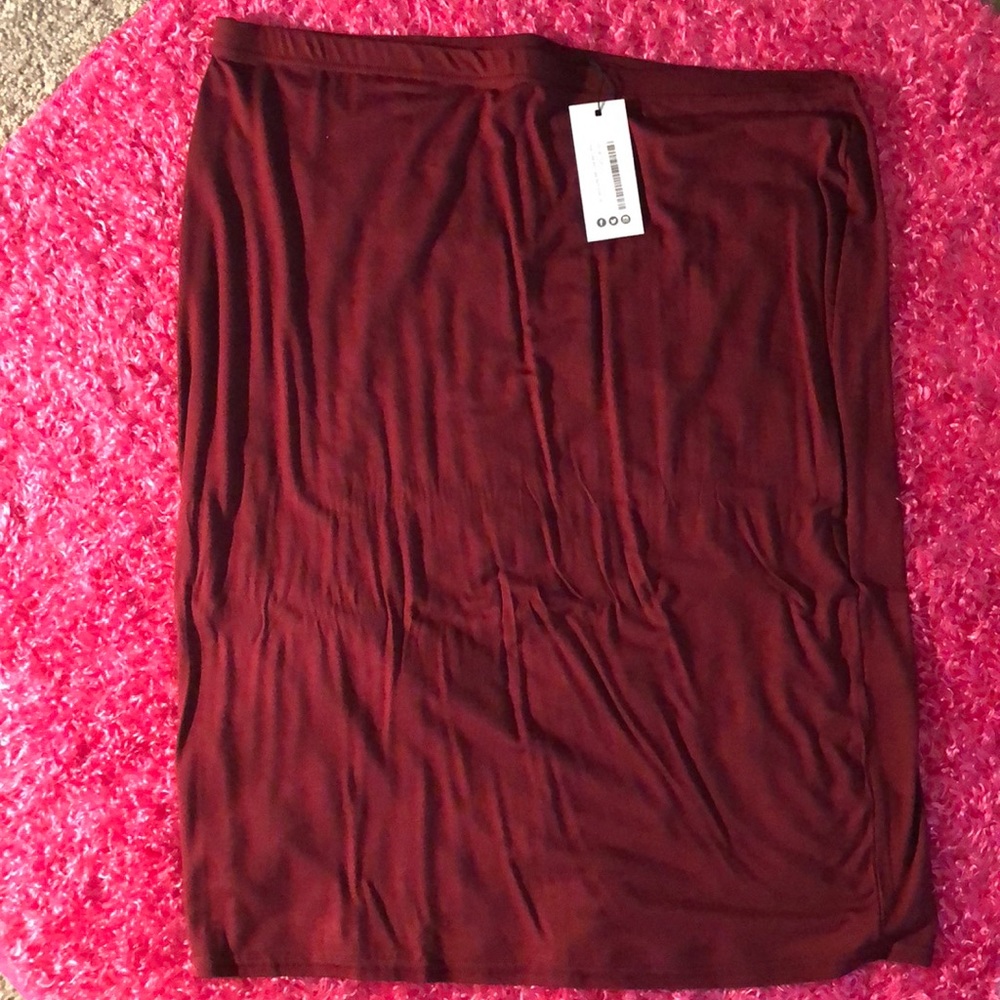 Skirt burgundy